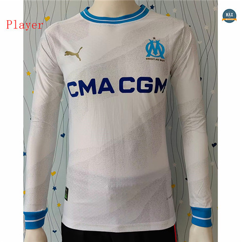 Max Maillot Player Version 2023/24 Olympique Marseille Domicile Manche Longue 2023/24