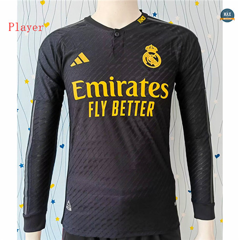 Max Maillot Player Version 2023/24 Real Madrid Third Manche Longue 2023/24