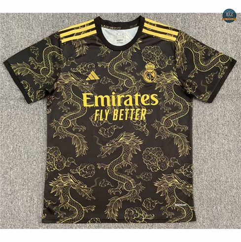 Max Maillot Real Madrid Noir Golden Dragon 2023/24