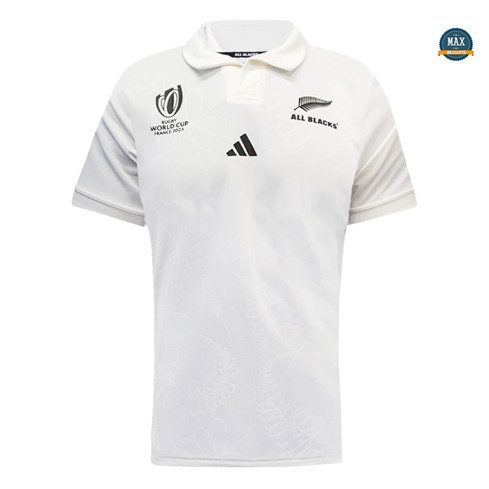 Maxmaillots: Max Maillot All Blacks 2a Equipación Rugby WC23