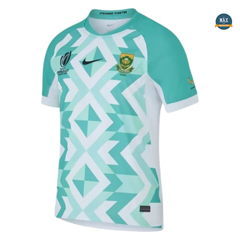 Maxmaillots: Max Maillot Sudáfrica Springboks 2a Equipación Rugby WC23