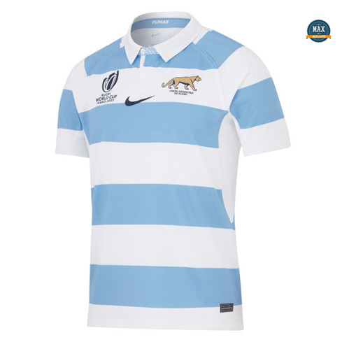 Maxmaillots: Max Maillot Camiseta Argentina Home Rugby WC23