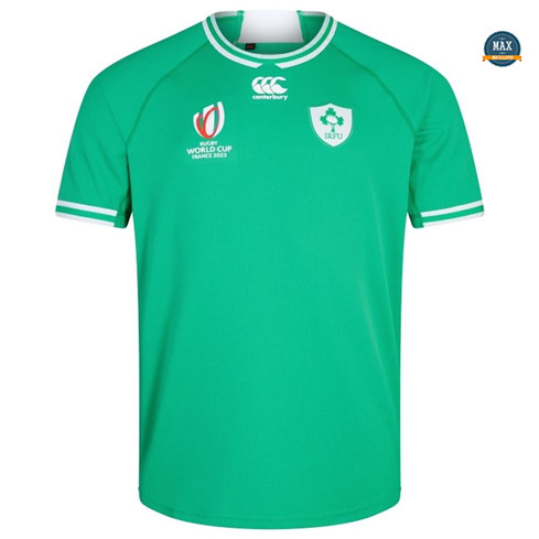 Maxmaillots: Max Maillot Camiseta Irlanda Home Rugby WC23