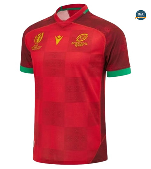 Maxmaillots: Max Maillot Camiseta Portugal Home Rugby WC23