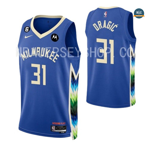 Maxmaillots: Max Maillot Goran Dragic, Milwaukee Bucks 2022/23 - City