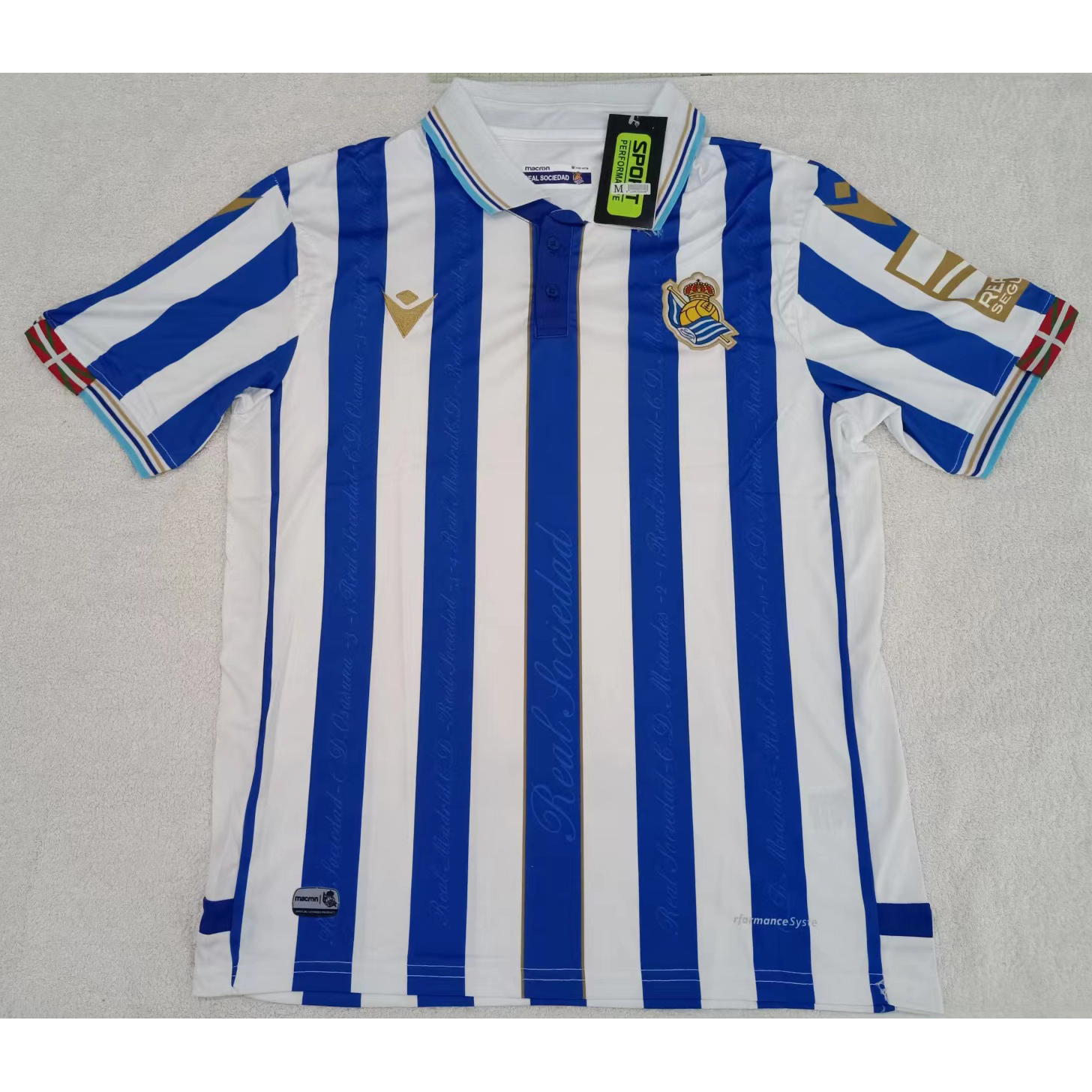 220833 Max Maillot Real Sociedad Bleu TailleM