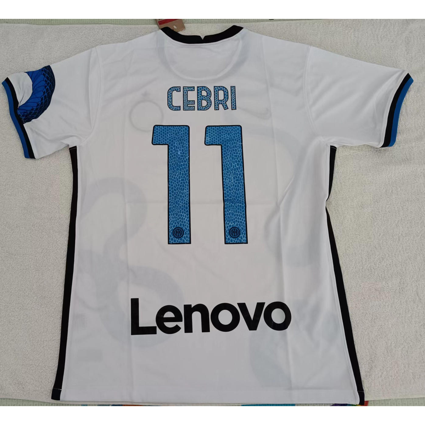 220846 Max Maillot Inter Milan CEBRI 11 Blanc TailleL