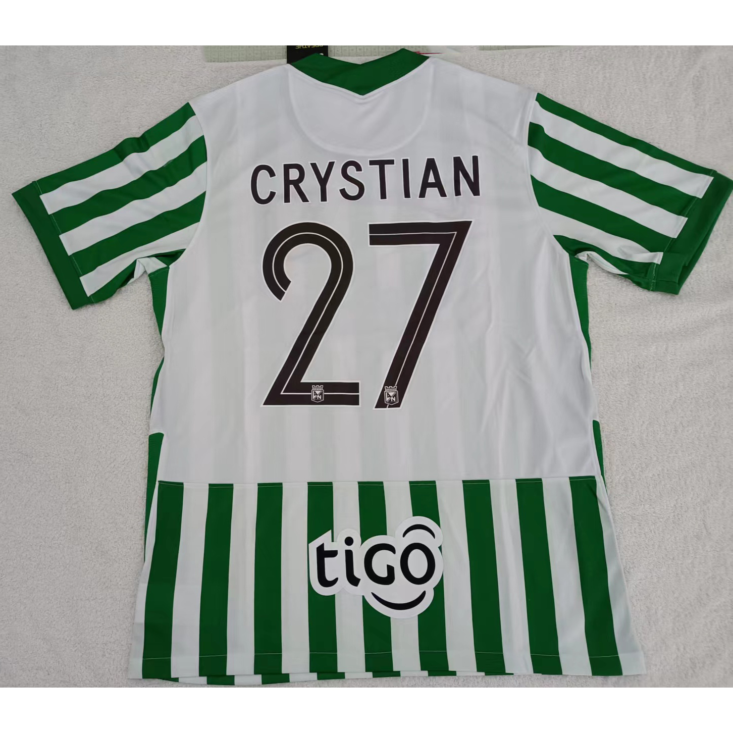 220851 Max Maillot Athletic Nationals CRYSTIAN 27 Vert TailleM