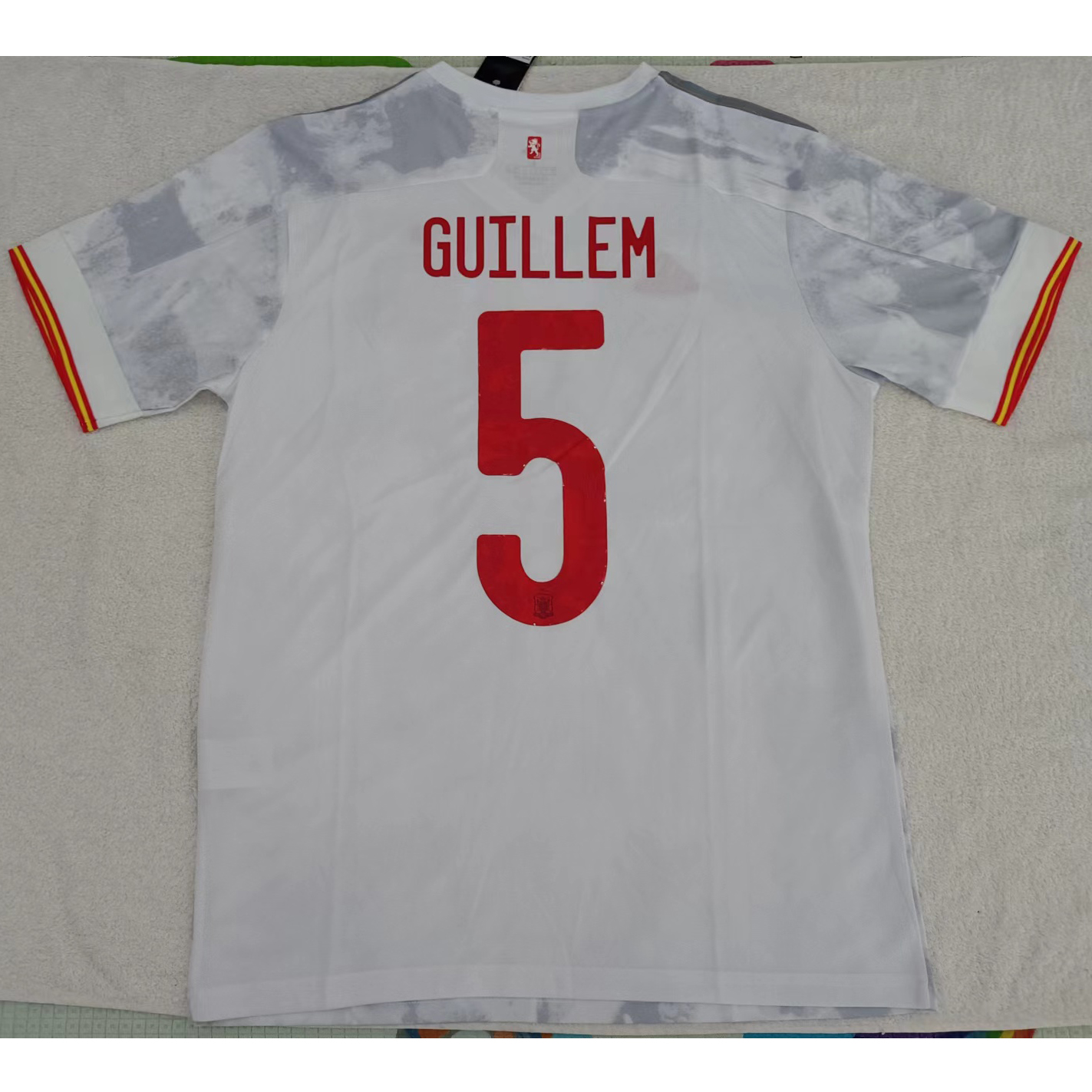 220852 Max Maillot Espagne GUILLEM 5 Blanc TailleL