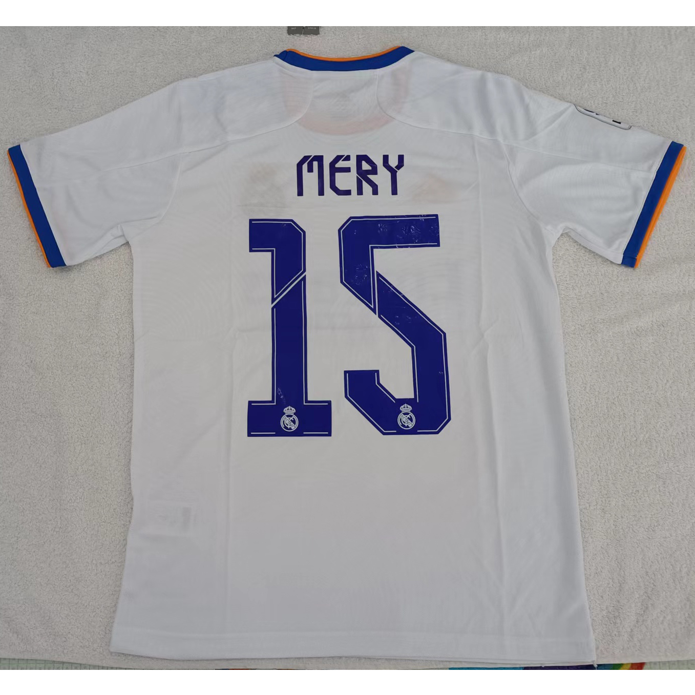 220853 Max Maillot Real Madrid MERY 15 Blanc TailleS