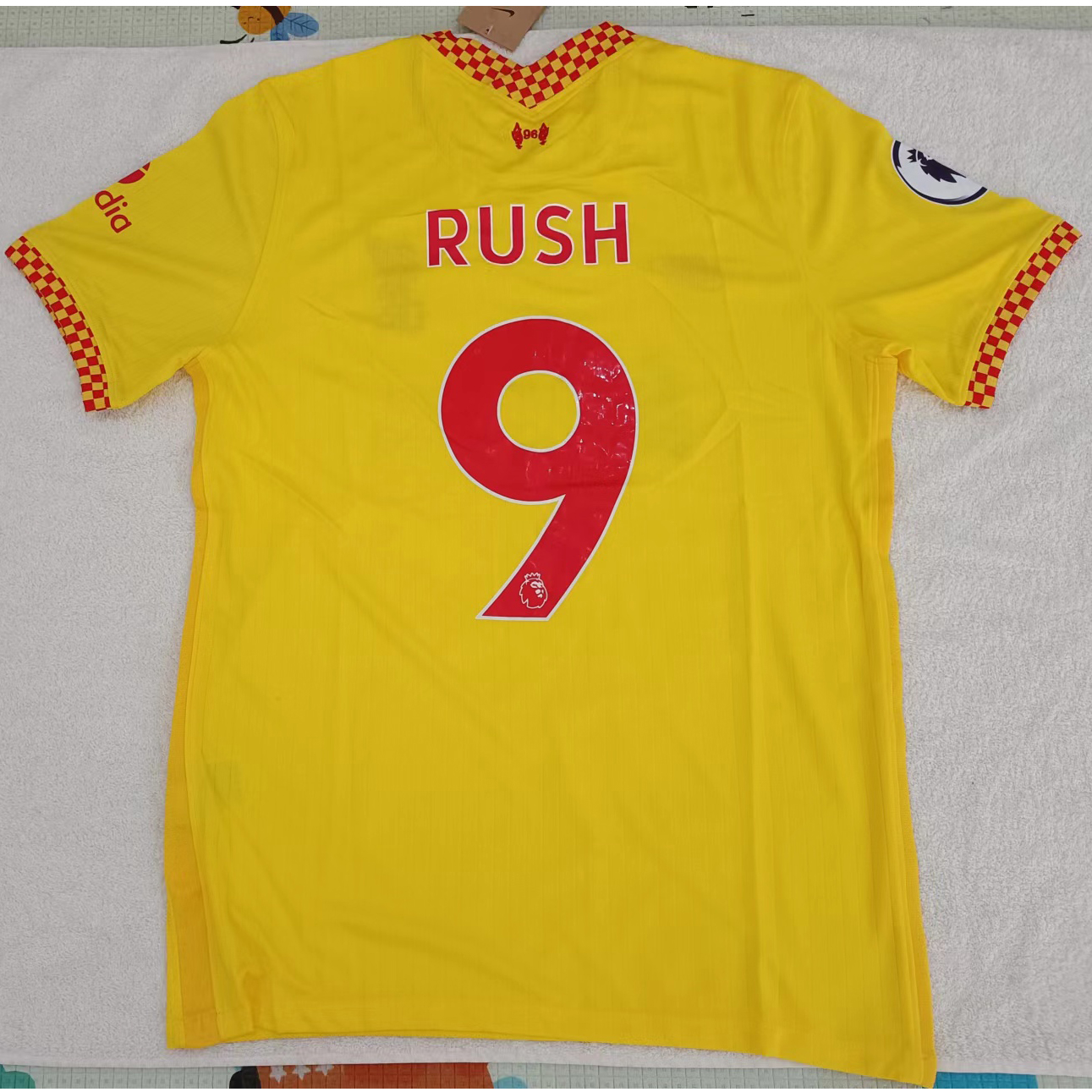 220883 Max Maillot Liverpool RUSH 9 Jaune TailleL