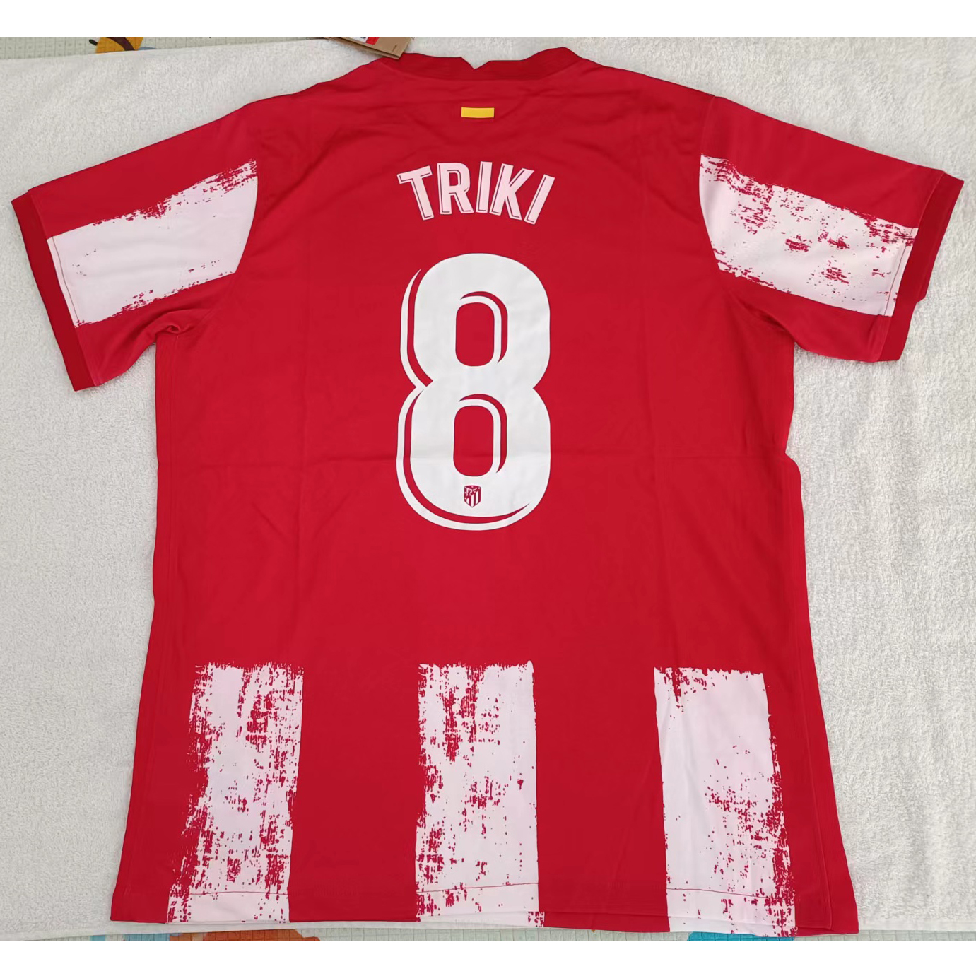 220885 Max Maillot Atletico Madrid TRIKI 8 Rouge TailleL