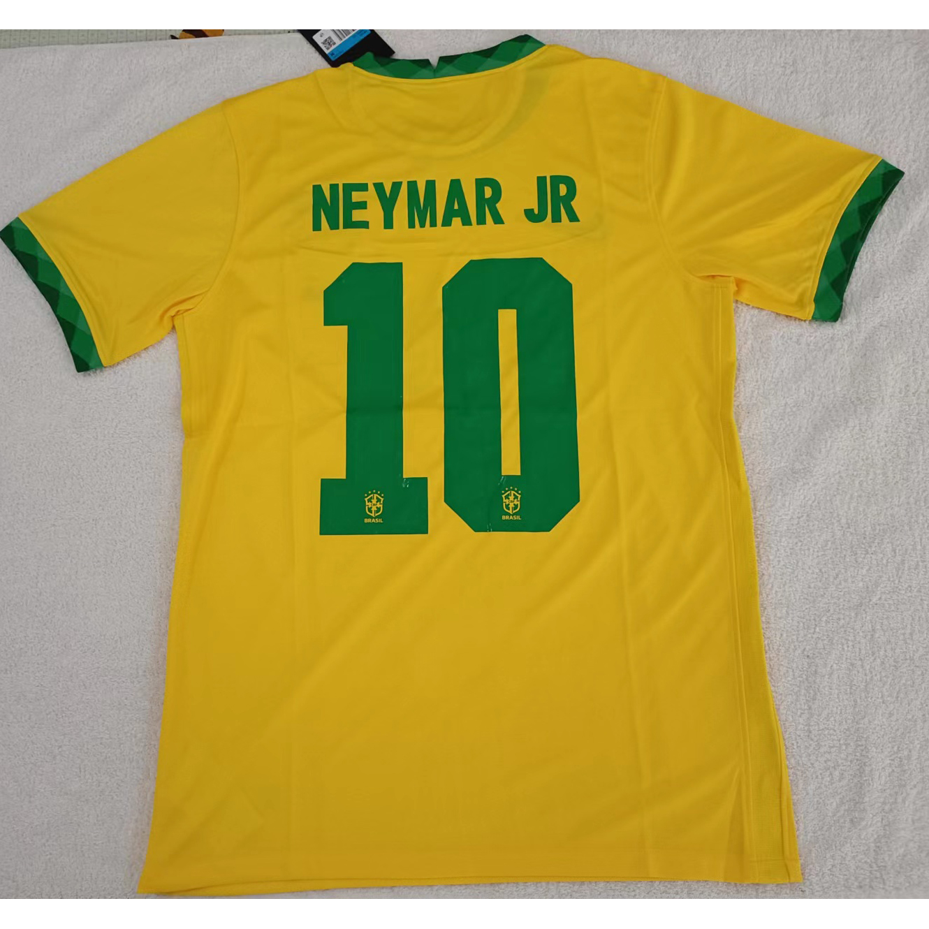 220903 Max Maillot Brésil NEYMAR JR 10 Jaune TailleM