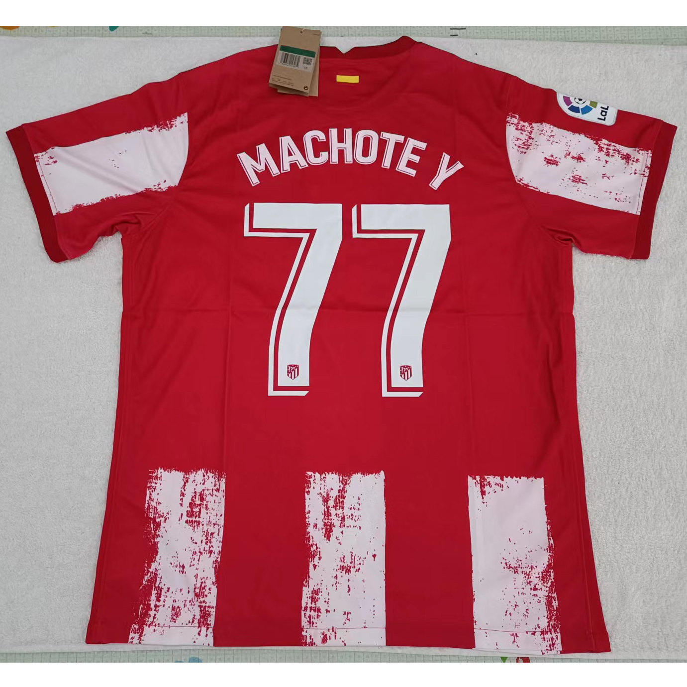 220931 Max Maillot Atletico Madrid MACHOTE Y 77 Rouge TailleXL