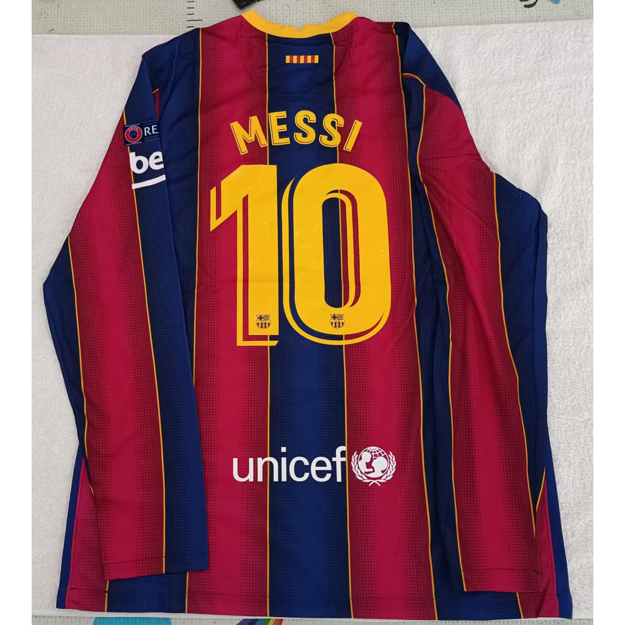 220933 Max Maillot Barcelone MESSI 10 Rouge Taille2XL