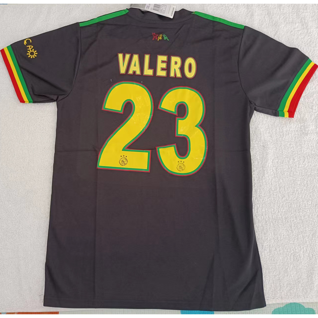 220985 Max Maillot Ajax VALERO 23 Noir TailleM