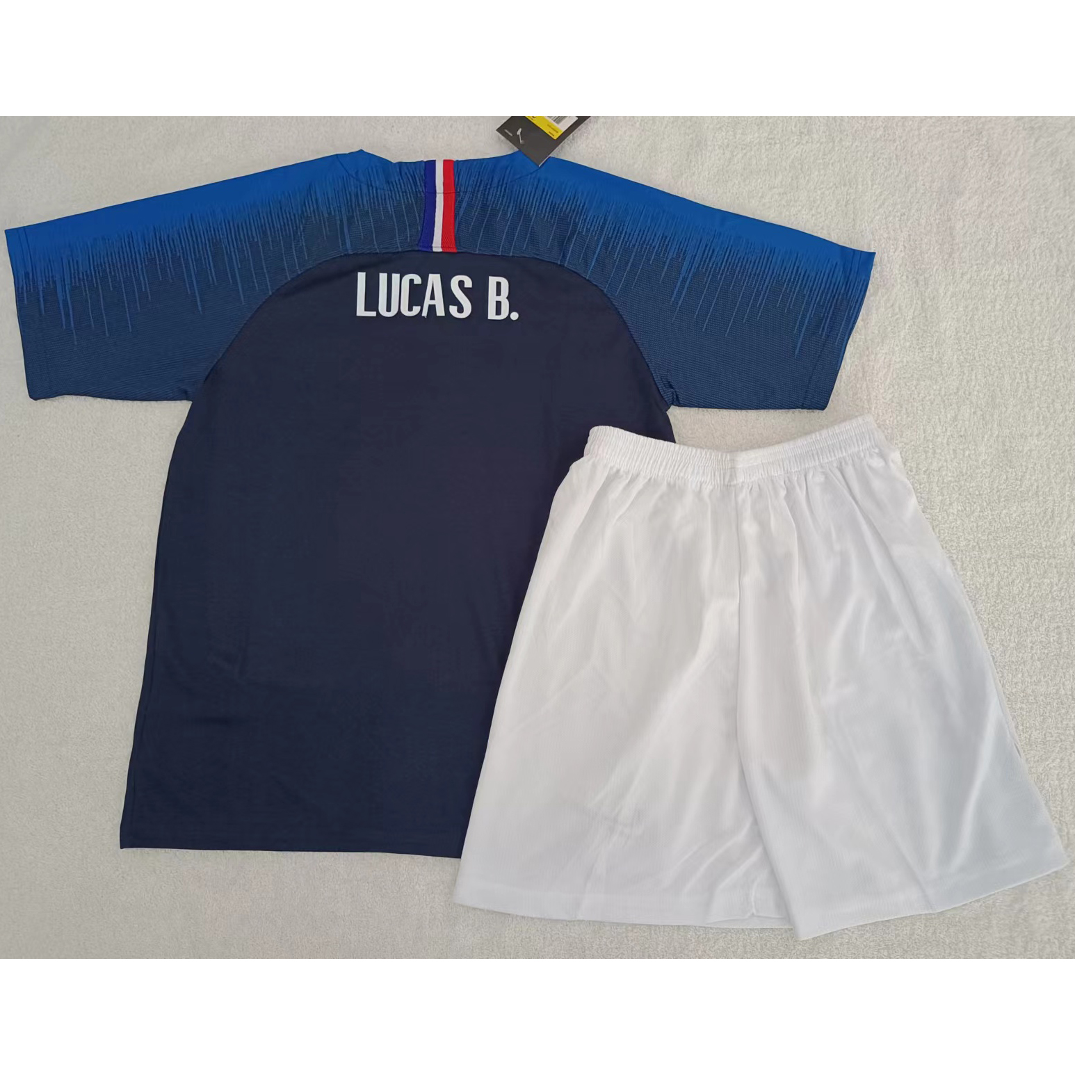 22107 Max Maillot France Enfant LUCAS B. Bleu Taille26