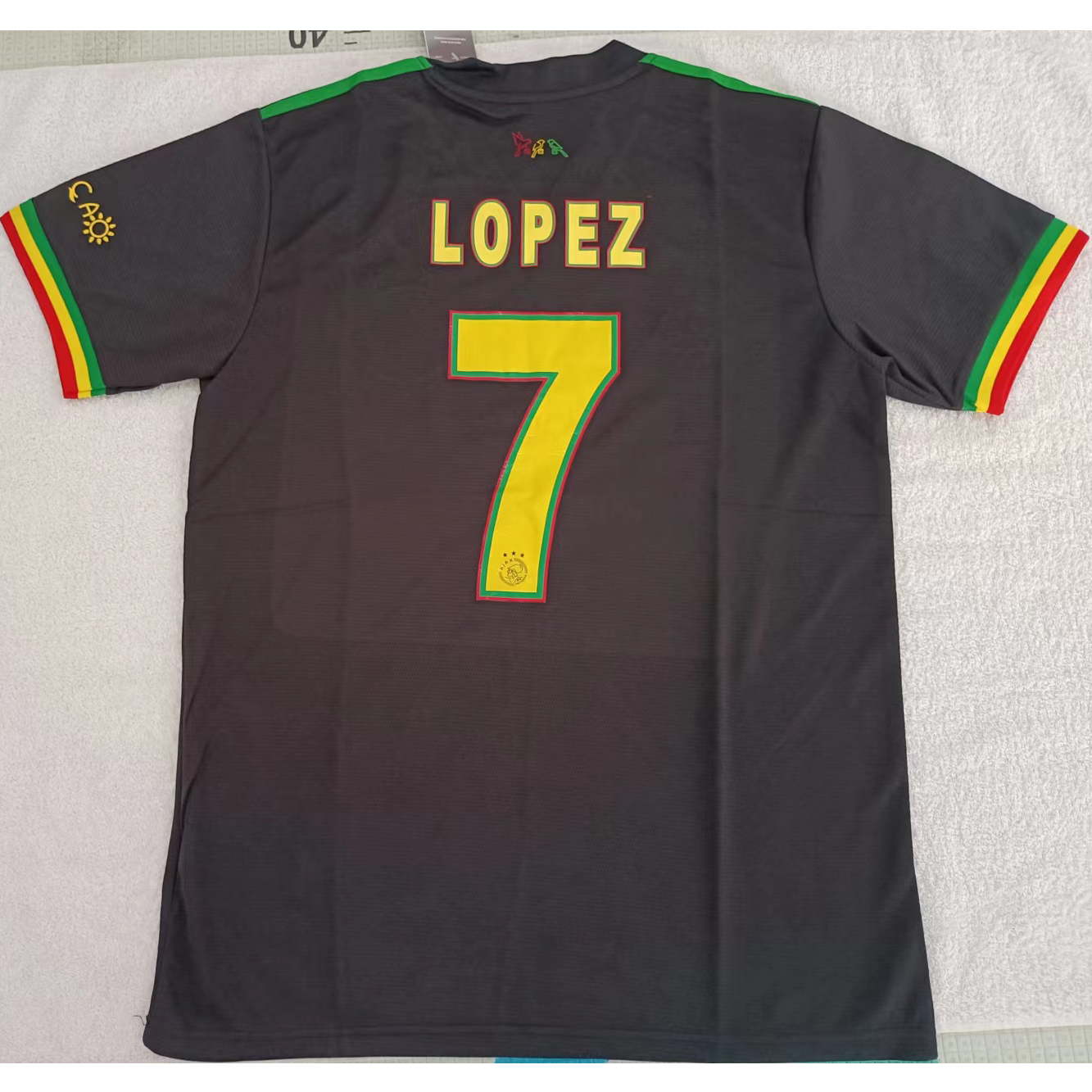 22114 Max Maillot Ajax LOPEZ 7 Noir TailleL