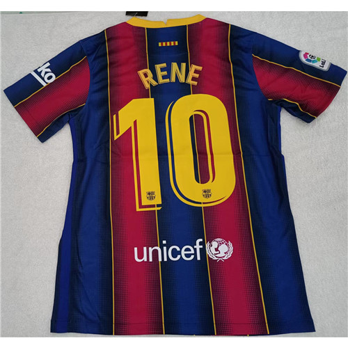 Max Maillot Barcelone RENE 10 Rouge Taille S