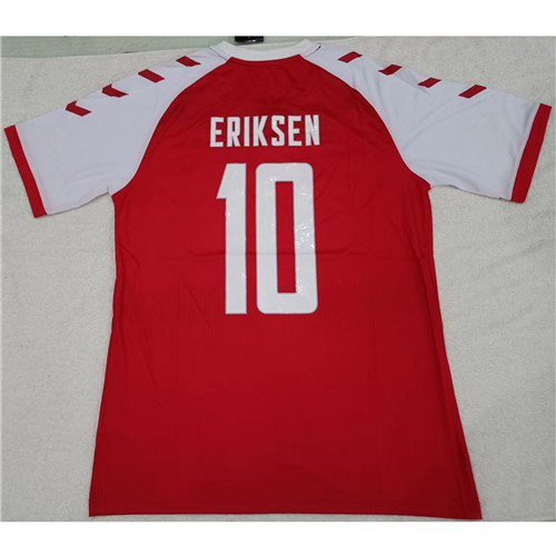 Max Maillot Danemark ERIKSEN 10 Rouge Taille M