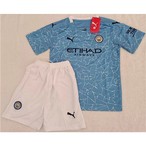 Max Maillot Enfant Manchester City Bleu Taille 24