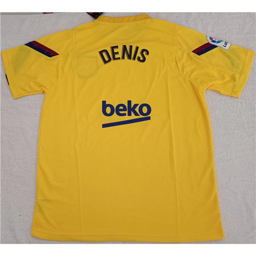 Max Maillot Barcelone DENIS Jaune Taille L