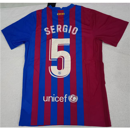 Max Maillot Barcelone SERGIO 5 Rouge Taille M