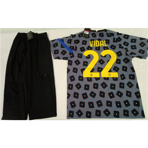 Max Maillot Inter Milan VIDAL 22 Gris Taille L