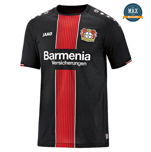 Maillot Bayer Leverkusen Domicile 2018/19 Noir/Rouge