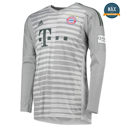 Maillot Bayern Munich Domicile 2018/19 Gardien de but Blanc/Gris