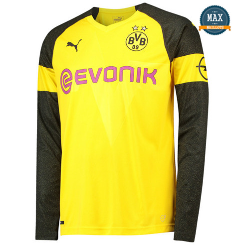 Maillot Borussia Dortmund Domicile 2018/19 Manche Longue Jaune