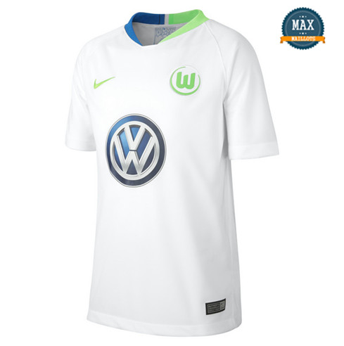 Maillot VfL Wolfsburg stadium Exterieur 2018/19 Blanc
