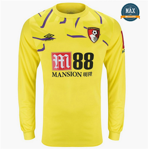 Maillot Bournemouth 2019/20 Gardien de but Manche Longue Jaune