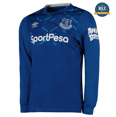 Maillot Everton Domicile 2019/20 Bleu Manche Longue