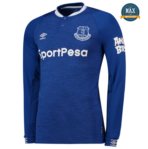 Maillot Everton Domicile 2018/19 Manche Longue