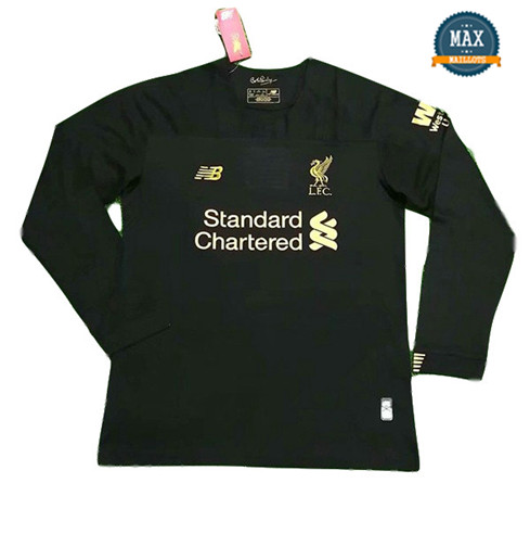 Maillot Liverpool 2019/20 Gardien de but Manche Longue Noir