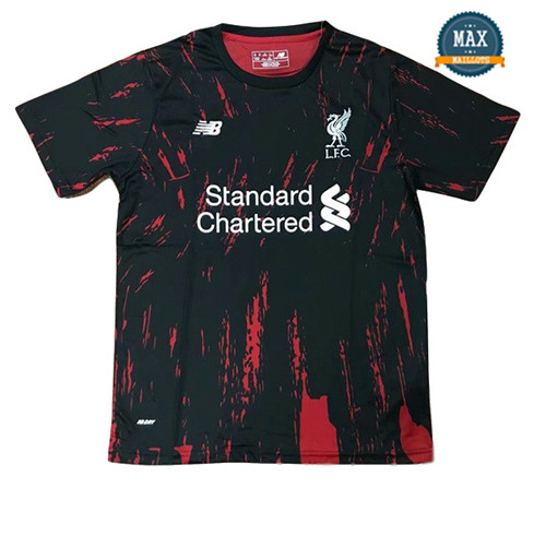 Maillot Liverpool 2019/20 Entraînement Noir Rouge