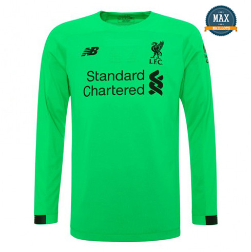 Maillot Liverpool 2019/20 Gardien de but Manche Longue Vert