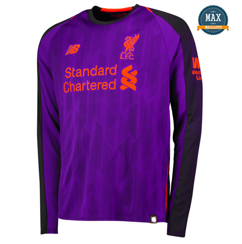 Maillot Liverpool Exterieur 2018/19 Manche Longue