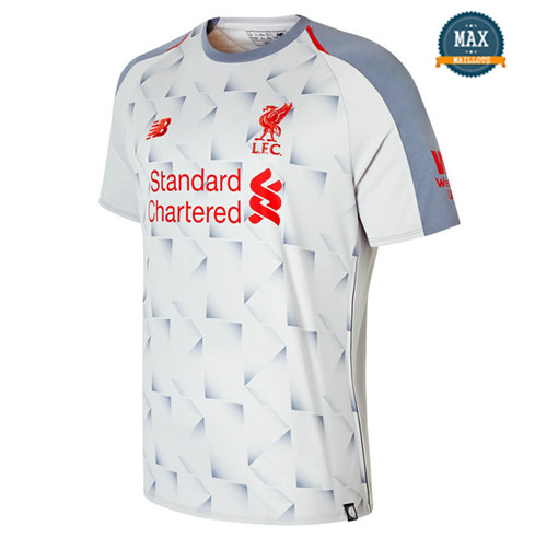 Maillot Liverpool Third 2018/19 Blanc/Gris