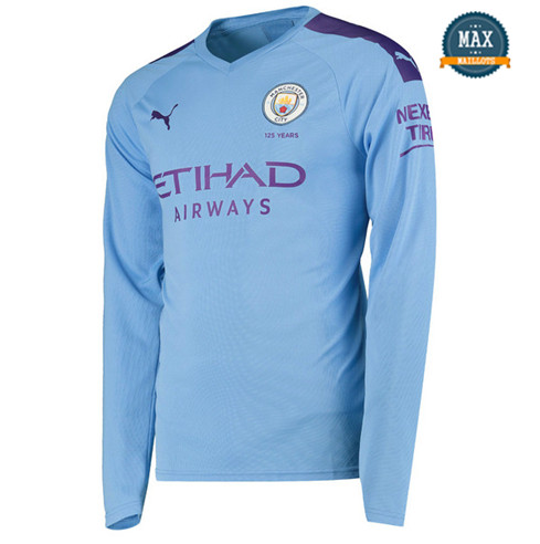 Maillot Manchester City Domicile 2019/20 Manche Longue