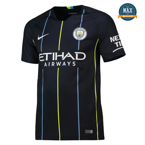 Maillot Manchester City Exterieur 2018/19 Bleu Marine