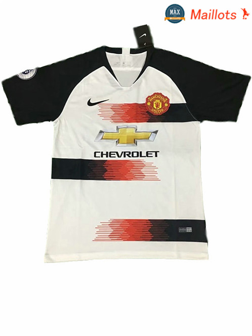 Maillot Manchester United Noir/Blanc 2019/20