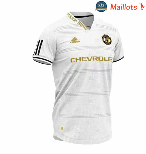 Maillot Manchester United Concept edition Jaune/Blanc
