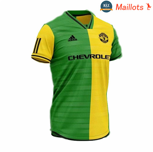 Maillot Manchester United Concept edition Jaune/Vert