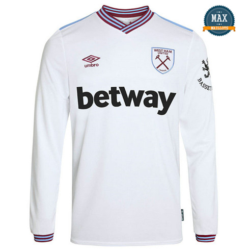 Maillot West ham Exterieur 2019/20 Manche Longue