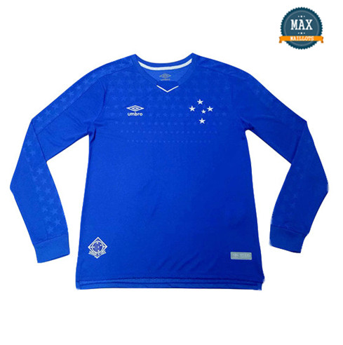 Maillot Cruzeiro Domicile 2019/20 Manche Longue Bleu