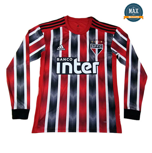 Maillot São Paulo Exterieur 2019/20 Manche Longue Rouge