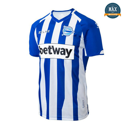 Maillot Alaves Domicile 2018/19 Bleu/Blanc