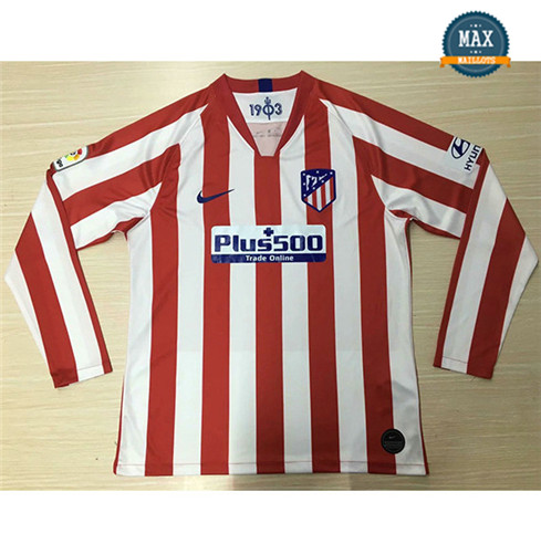 Maillot Atletico Madrid Domicile 2019/20 Manche Longue